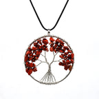Collar Árbol de la Vida en Piedra Natural — Estilo Artesanal Kabala