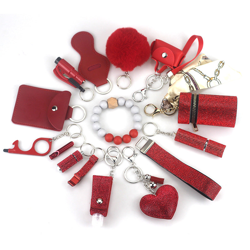 Set de Accesorios con Alarma de Autodefensa — 15 Piezas