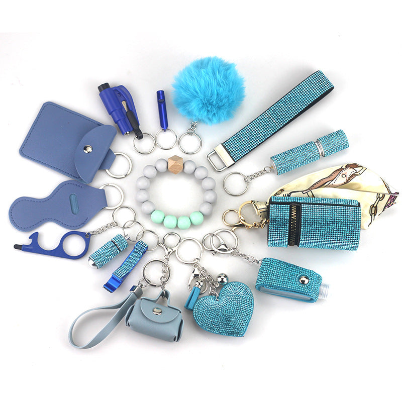 Set de Accesorios con Alarma de Autodefensa — 15 Piezas