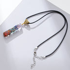 Collar de Piedra Natural 7 Chakras — Amuleto de Meditación y Energía