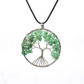 Collar Árbol de la Vida en Piedra Natural — Estilo Artesanal Kabala
