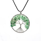 Collar Árbol de la Vida en Piedra Natural — Estilo Artesanal Kabala