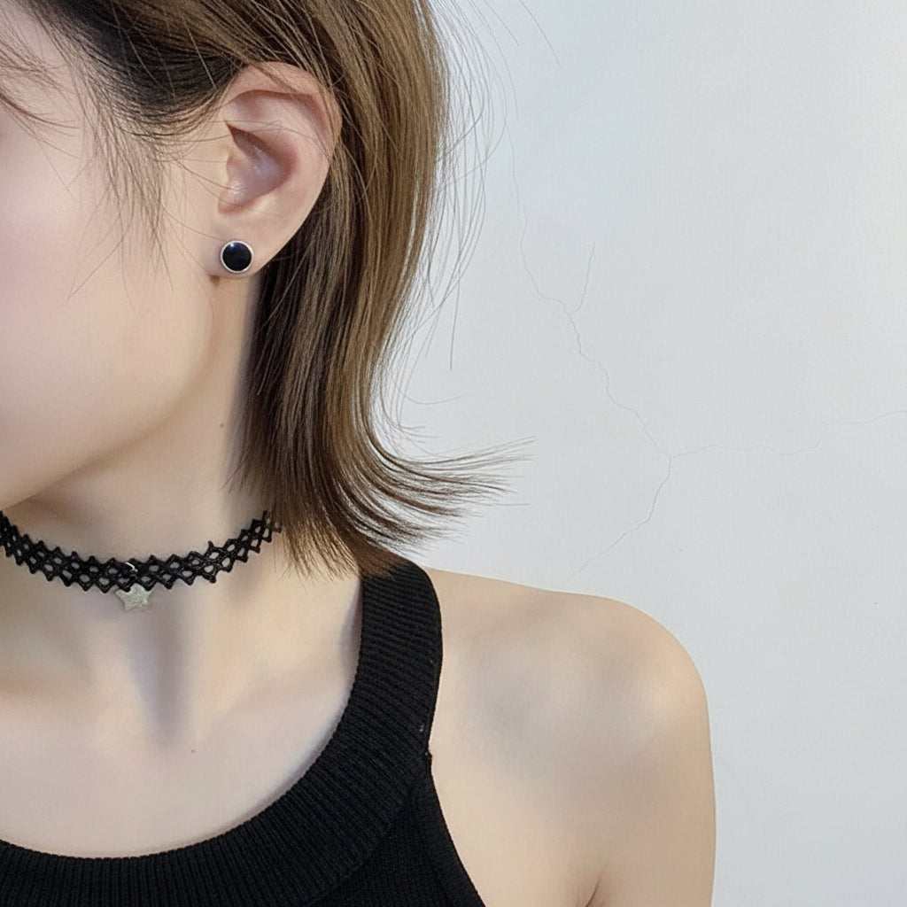 Aretes Unisex de Acero Inoxidable — Estilo Punk Urbano (Par Incluido)