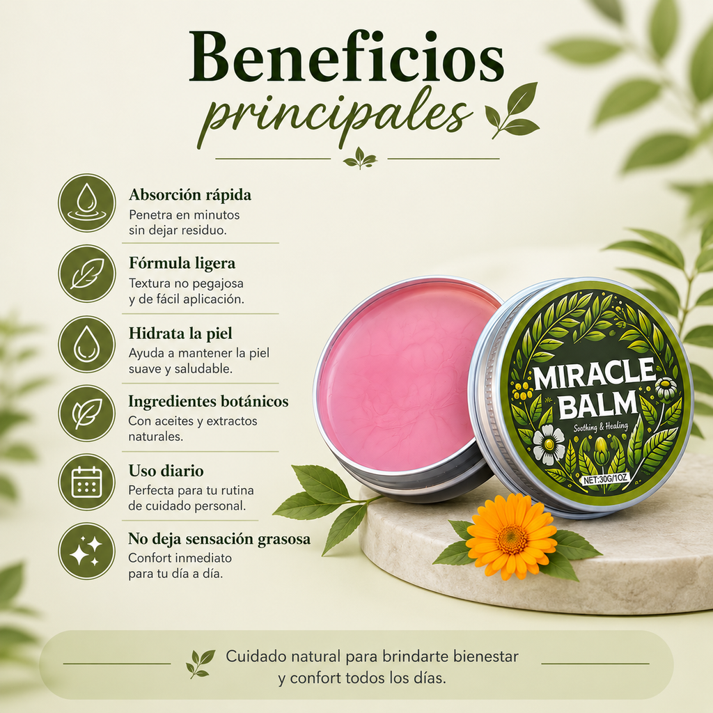 Crema Calmante para Articulaciones — Alivio Natural para Espalda, Manos y Pies