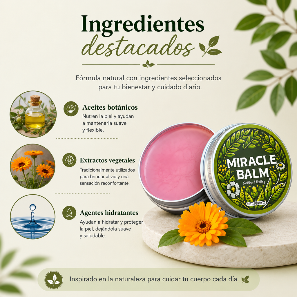 Crema Calmante para Articulaciones — Alivio Natural para Espalda, Manos y Pies
