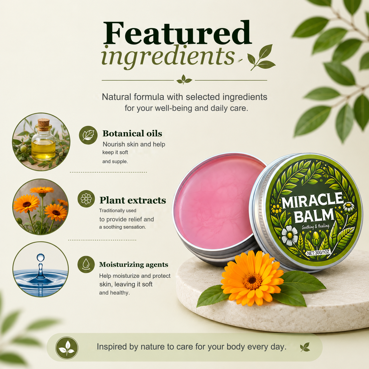 Crema relajante para articulaciones — Confort natural para espalda, manos y pies