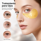 Parches de Colágeno y Péptidos Dorados para Ojos — 60 Piezas (30 Pares)
