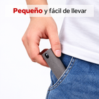 Limpiador de Pantallas Portátil con Spray y Microfibra — 10ml, 200 Aplicaciones, 9×2.7cm