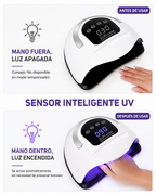 Lámpara UV/LED Profesional para Uñas de Gel — 66/72 LEDs, 4 Temporizadores y Sensor Automático