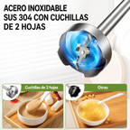 Batidora de Mano 5 en 1, 1000W — 12 Velocidades, Motor de Cobre y Accesorios Completos