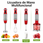 Batidora de Mano 5 en 1, 1000W — 12 Velocidades, Motor de Cobre y Accesorios Completos