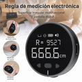 Regla Electrónica Digital de Medición — LCD, Hasta 99.99m Acumulado, Recargable USB-C