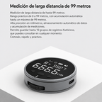 Regla Electrónica Digital de Medición — LCD, Hasta 99.99m Acumulado, Recargable USB-C