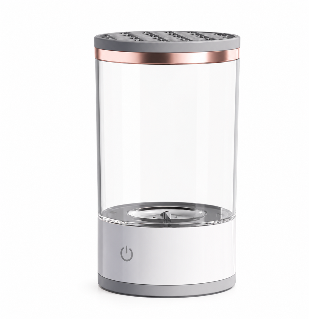 Limpiadora Eléctrica de Brochas de Maquillaje — Recargable USB, ABS/PC/TPE, Compatible con Brochas de Todos los Tamaños