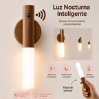 Luz LED Nocturna con Sensor de Movimiento PIR — Magnética, Recargable USB, Luz Cálida 2700–3000K