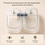 Dispensador de Comida y Agua por Gravedad para Mascotas — 2 en 1, Plástico, Sin Electricidad