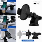 Car Phone Holder with Suction Cup and Telescopic Arm