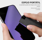 Kit Limpiador de Pantallas 2 en 1 — Spray + Paño de Microfibra, para Móvil, Computadora y Tablet