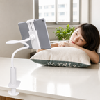 Soporte Flexible para Celular y Tablet con Base Espiral 360° — Brazo Ajustable, Rotación Total