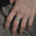Anillo Lotus Sutra en Cobre Thai — Estilo Étnico Moderno