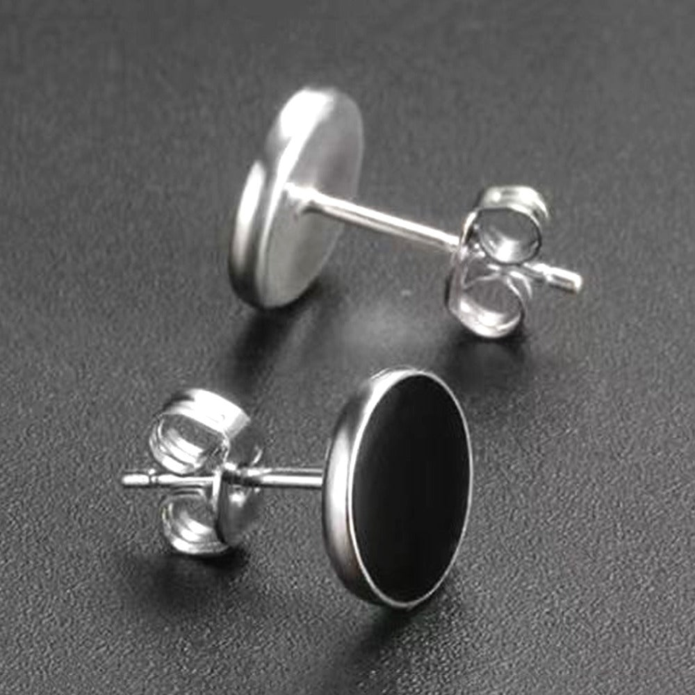 Aretes Unisex de Acero Inoxidable — Estilo Punk Urbano (Par Incluido)