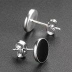 Aretes Unisex de Acero Inoxidable — Estilo Punk Urbano (Par Incluido)