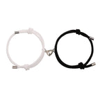Pulseras Magnéticas de Nylon — Pareja • Ajustables y Minimalistas