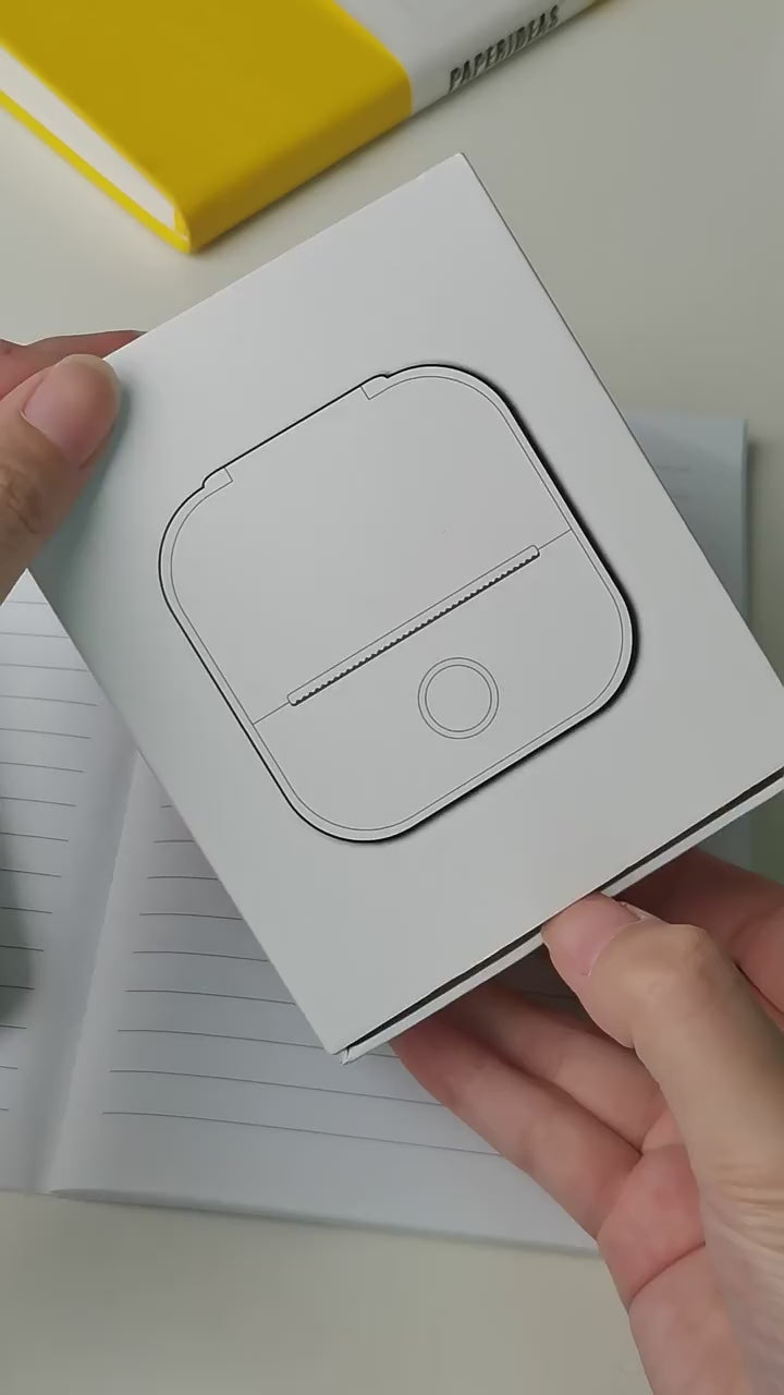 Mini Impresora Térmica Portátil con Bluetooth — Sin Tinta, ABS, Batería 1000mAh, Android e iOS