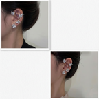 Aretes Mariposa con Clip y Gancho — Diseño Ajustable para Una o Ambas Orejas