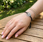 Pulsera Ajustable Árbol de la Vida — Tejido Artesanal con Cordón de Cera