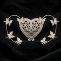 Aretes Mariposa con Clip y Gancho — Diseño Ajustable para Una o Ambas Orejas