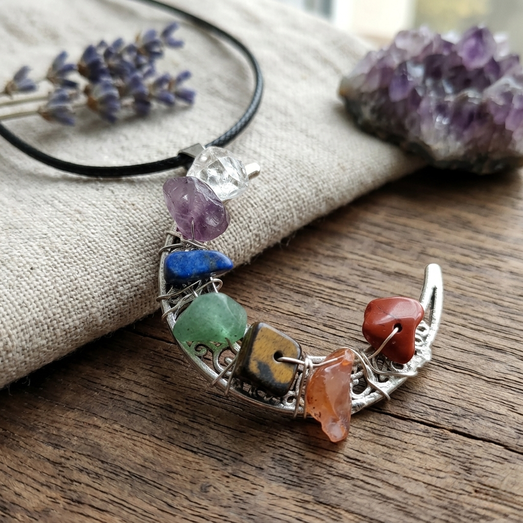 Collar 7 Chakras Estilo Bohemio
